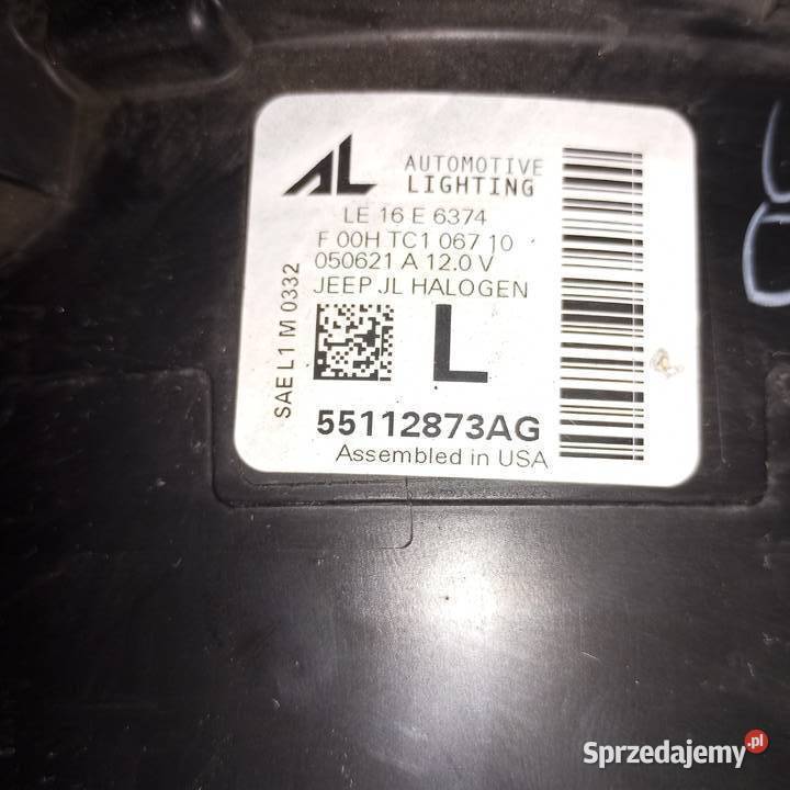 jeep wrangler JL gladiator LAMPY przód lp MOPAR terenowe Szczecin