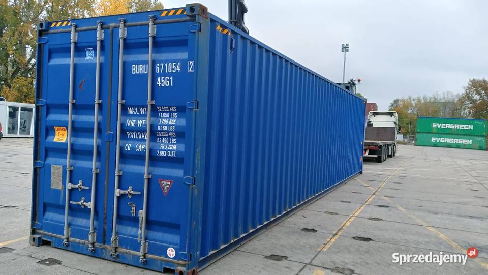 Sprzedam kontener morski 40HC IICL dostępny ręki Łomża