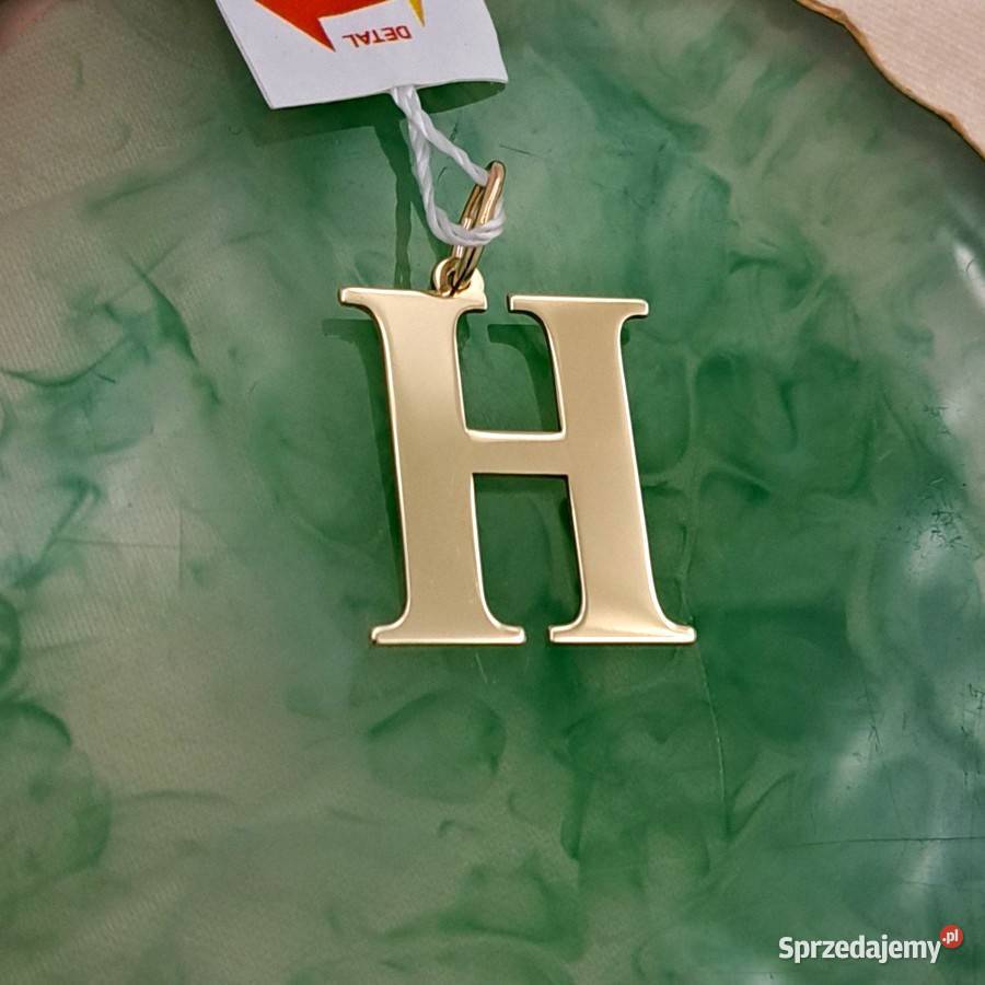20 Wisiorek Złoty pr585 Literka H Z1204 Poznań