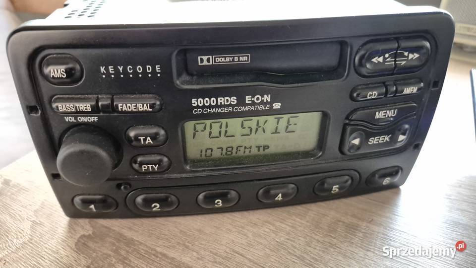 FORD 5000RDS Radio samochodowe Łódź sprzedam