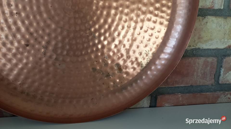 Taca metalowa miedziowana na świeczki 41 708 zachodniopomorskie Gawroniec