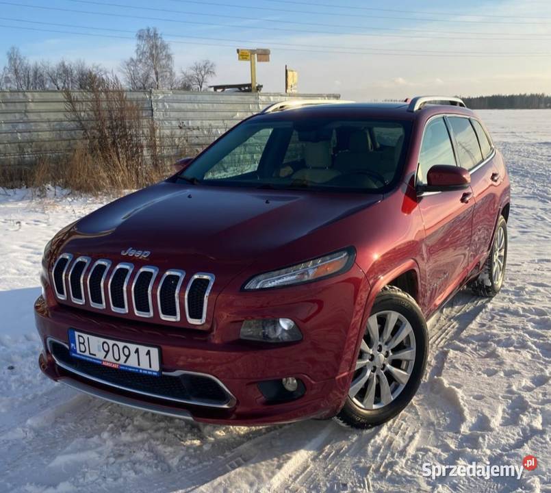 Jeep Cherokee Overland V24 MR14 E6 KL 184 2017 relingi dachowe Łomża