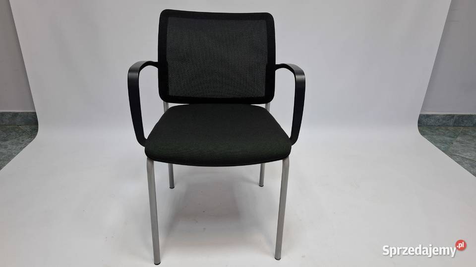 Krzesło biurowe konferencyjne czarne Profim Bit Poznań