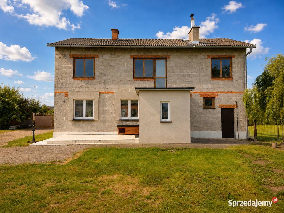 Dom 226m2 + działka MRj 1,1469 ha zabudowana rolna + 200m2 garaż i bud.gosp