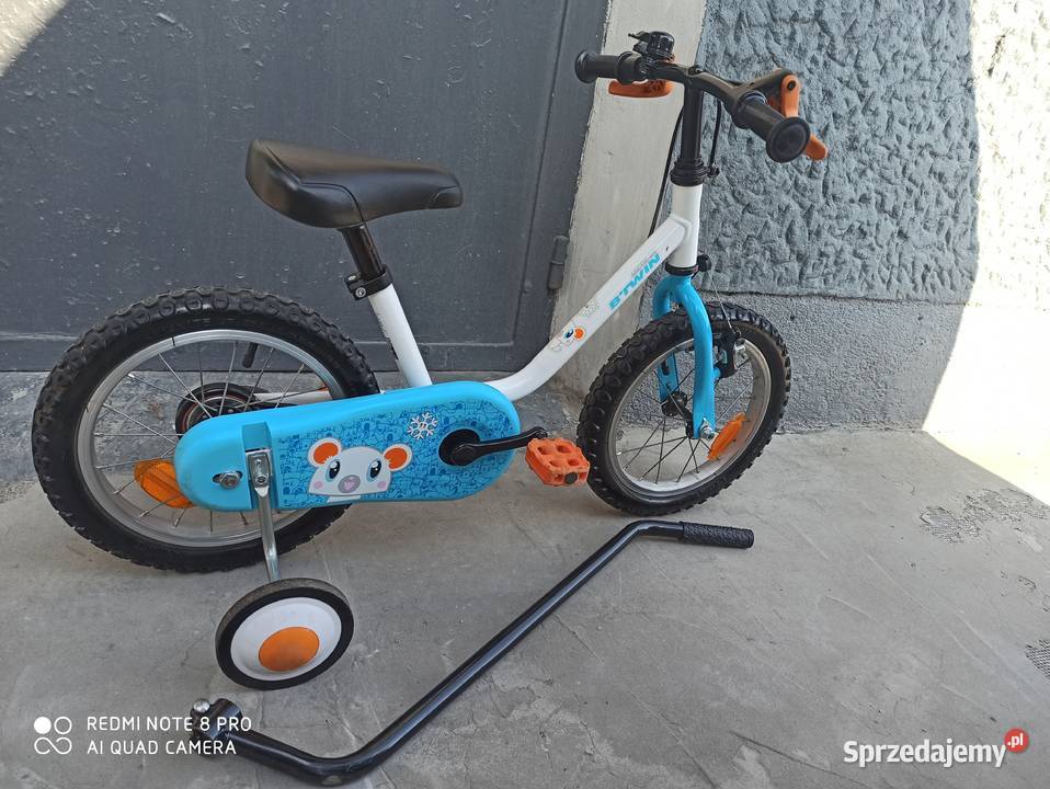 Rowerek Dzieciecy Btwin 14 Kółka Boczne Pchacz Wieliczka