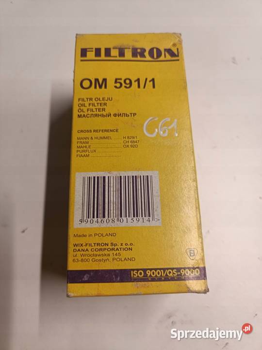 FILTR OLEJU Mercedes W124 W210 W212 W140 R129 Rudka