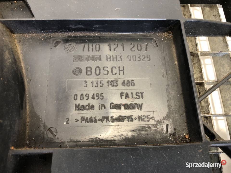 WENTYLATOR CHŁODNICY VW TRANSPORTER T5 19 85