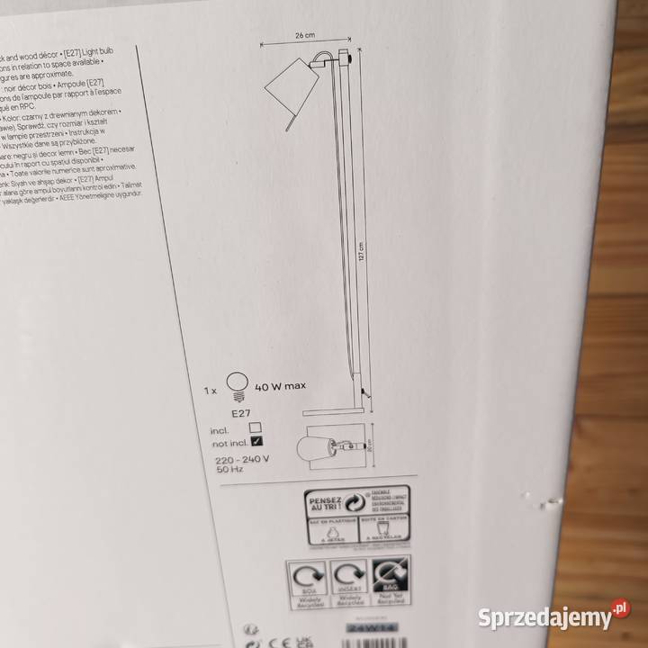 Lampa loft nowa 120