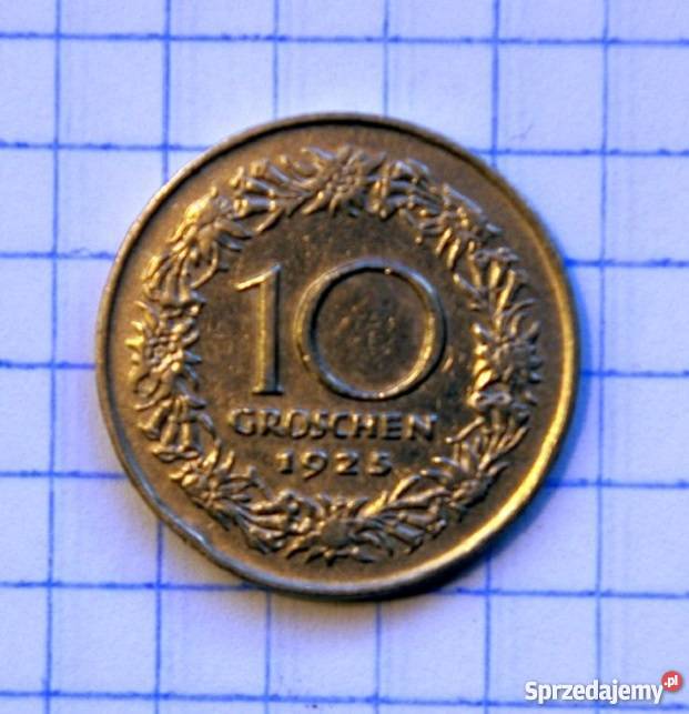 10 GROSCHEN 10 GROSZY 1925 AUSTRIA Numizmatyka Piszczac