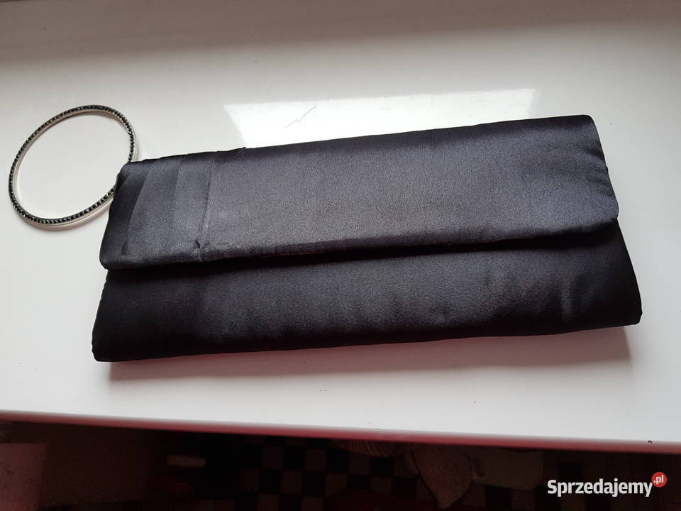 Elegancka czarna kopertówka Poznań sprzedam