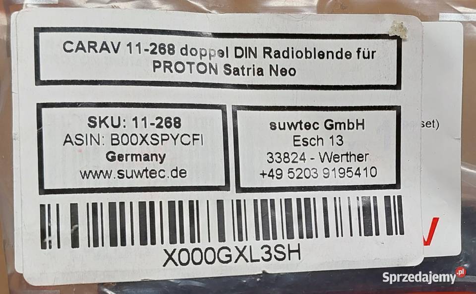 CARAV 11268 OBUDOWA RAMKA RADIA 2 DIN PROTON Mielęcin sprzedam