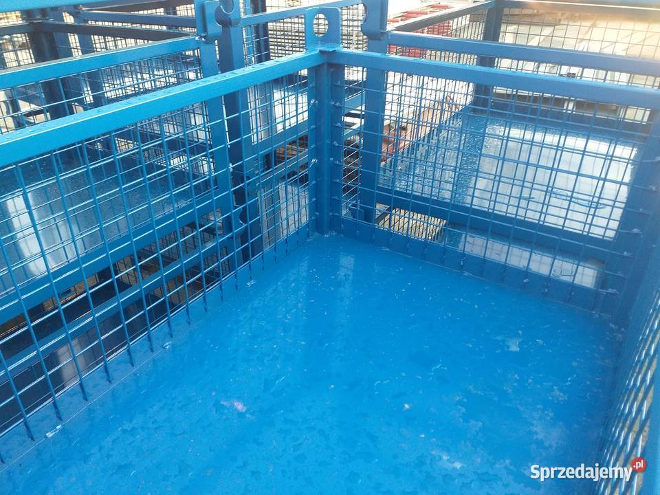 Pojemnik metalowy paleta metalowa paleta koszowa Magazynowanie Bełk