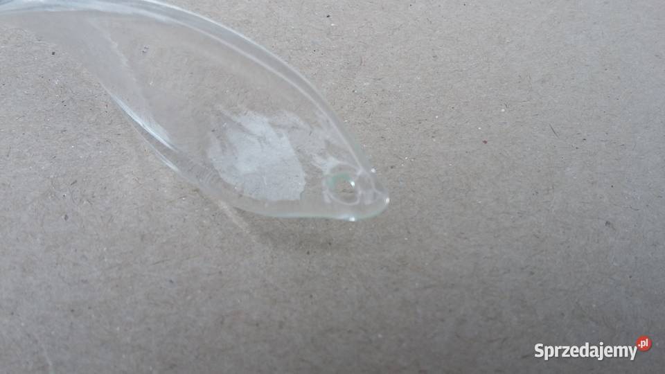 Klosz do lampy świderek wisiorek koralik kpl4 przezroczysty sprzedam
