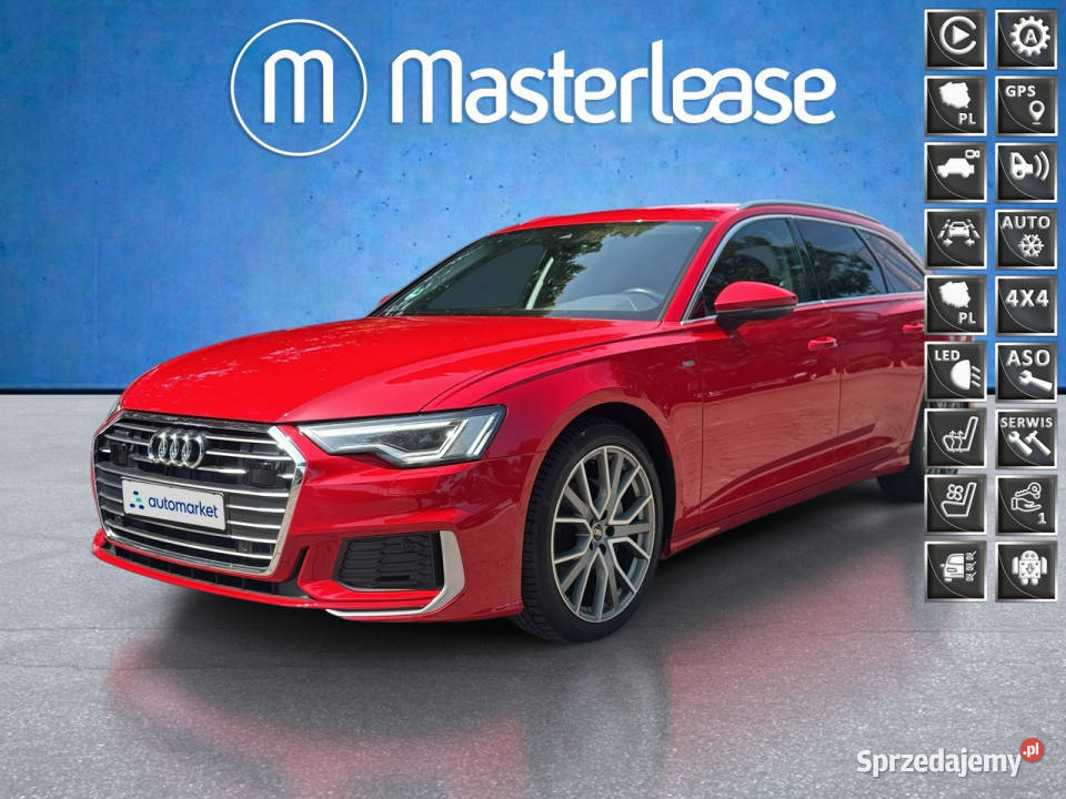 Audi A6 Avant 40 TDI mHEV Quattro S tronic C8 Zarejestrowany w Polsce Warszawa