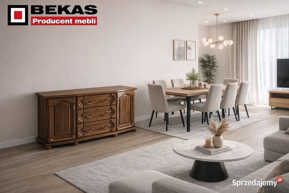 Nowa Stylowa Komoda Rustikalna 160 Bekas Klasyk dolnośląskie Bolesławiec sprzedam