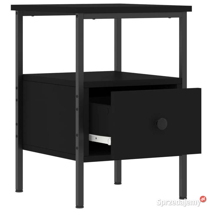 Szafka nocna czarna 34x36x50 materiał Warszawa