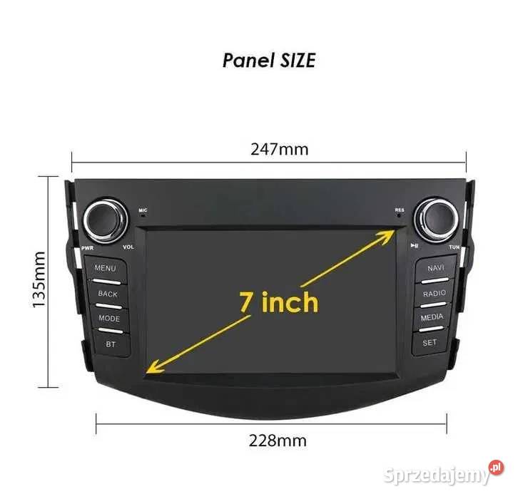 Radio Android Toyota Rav 4 wifi bluetooth gps Ożarowice