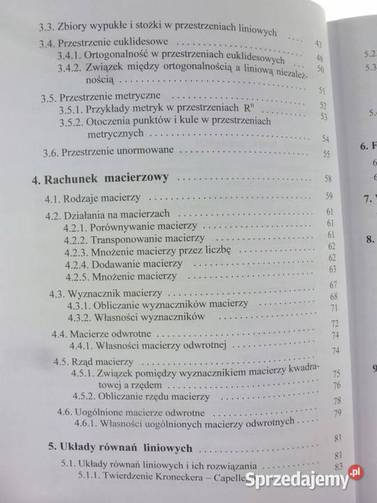 Elementy matematyki studentów ekonomii Bądkowo sprzedam