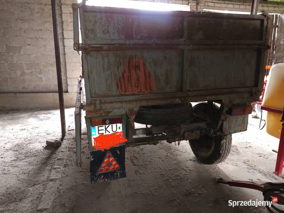 Przyczepa 5 ton sprawna zarejestrowana Przyczepy rolnicze Dąbrowice