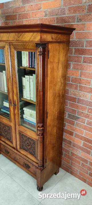 Ekskluzywna biblioteka witryna eklektyczna antyk Antyki