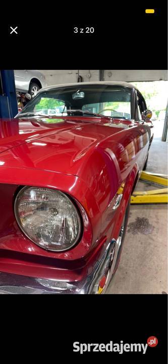 Ford mustang 1966 warmińsko-mazurskie Olsztyn