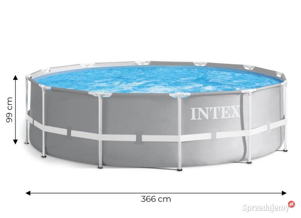 Basen stelażowy ogrodowy 366x99 zestaw pompa Bielsk Podlaski sprzedam