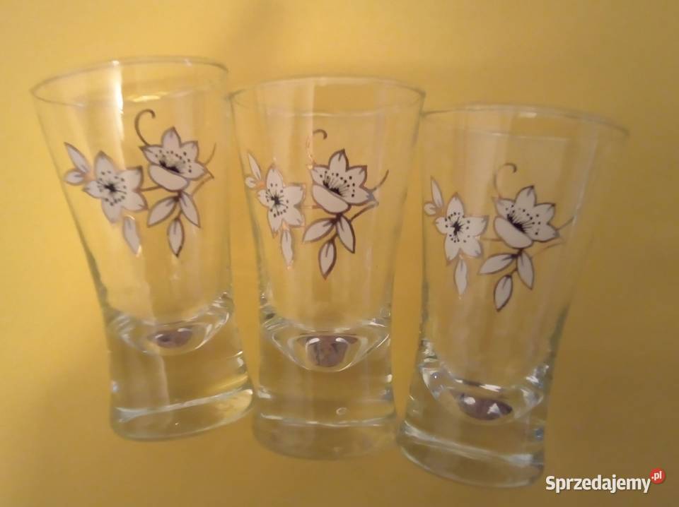 Sprzedam zestaw ze szkła literatki i kieliszki z Bukowno