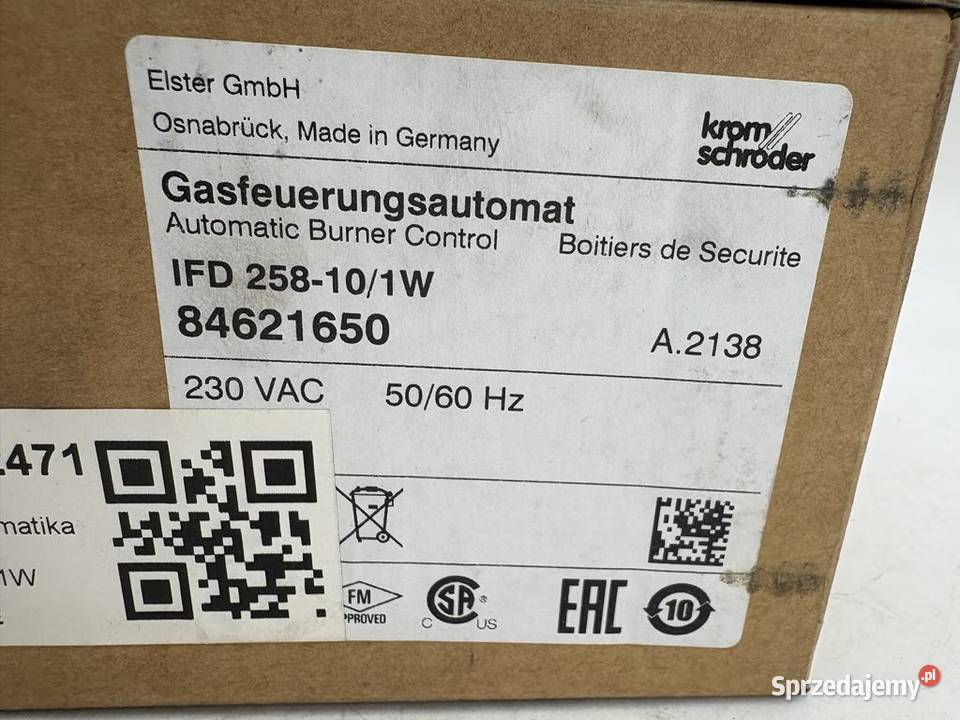 Kromschroder IFD 258101W 84621650 Automat Warszawa