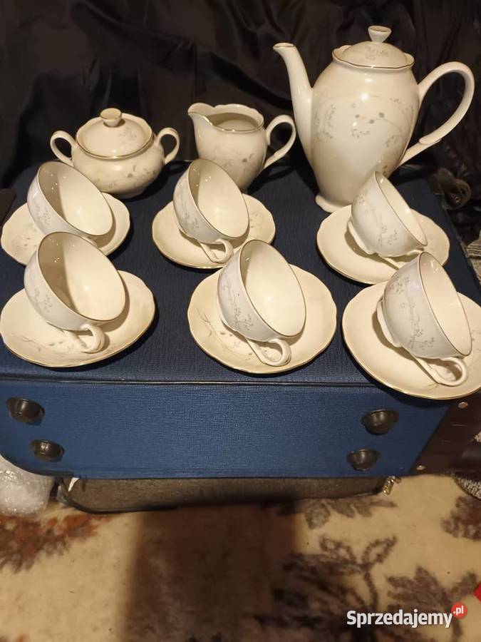 Porcelanowy serwis kawowy herbaciany Porcelana i szkło Bielsko-Biała sprzedam