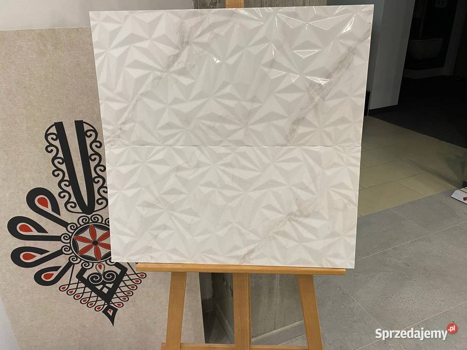 płytka ścienna biała 29x59 3 biały mramur Zakopane