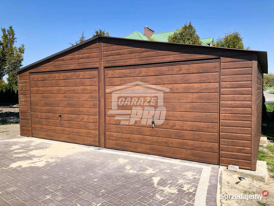 Garaż blaszany 7x6 drewnopodobny GP130 sprzedam