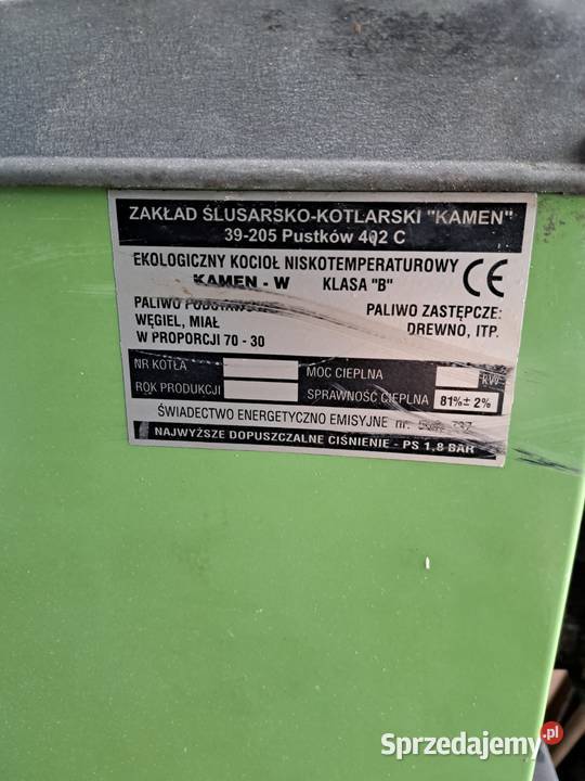 Piec niskotemperaturowy CO Kamen Skopanie sprzedam
