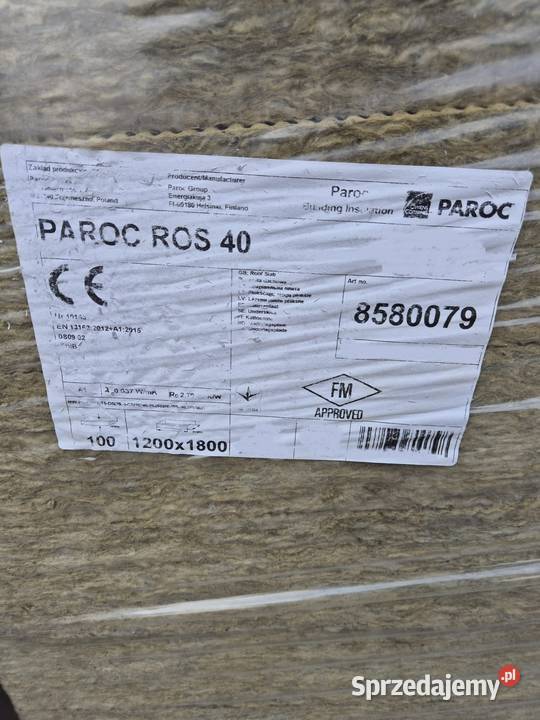 Płyty sztywne z wełny mineralnej ściana dach Masłów Drugi