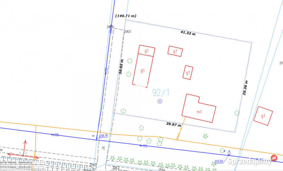 Działka z zabudowaniami w HostynnemKolonii sprzedam