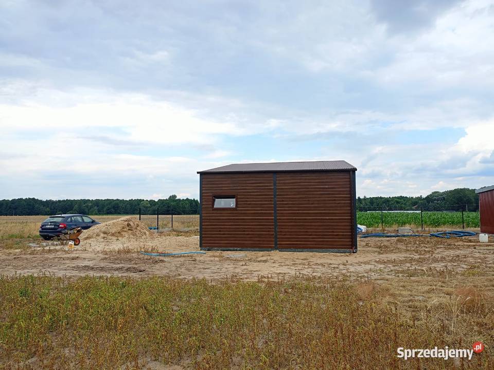 Garaż drewnopodobny blaszak 9x6 Producent Ruda Śląska