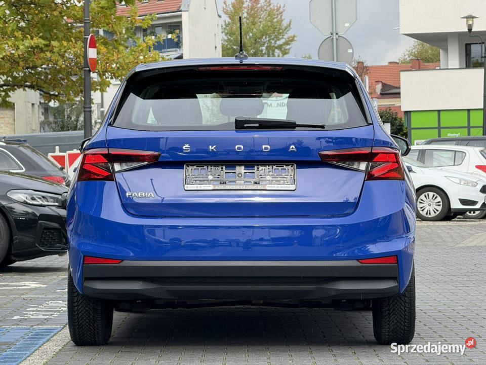 koda Fabia Skoda Fabia 10 TSI Ambition IV 2021 tempomat Tychy sprzedam