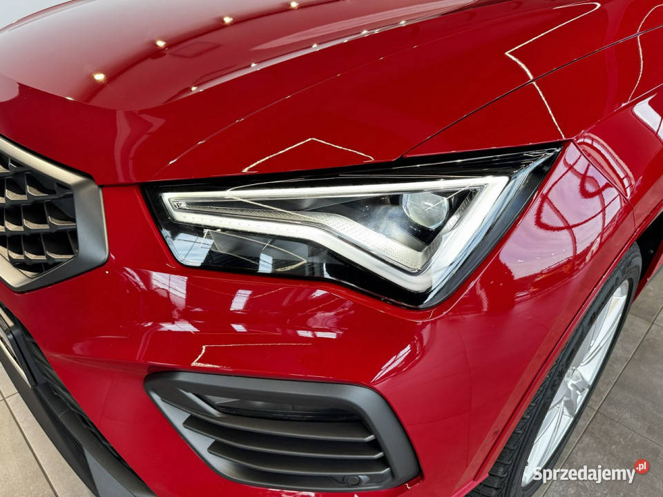 Seat Ateca FR 15TSI 150 DSG 2022 r salon fa VAT tempomat Myślenice