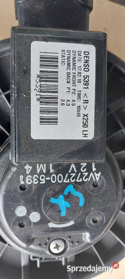 Dmuchawa wentylator nagrzewnicy JAGUAR X351 X250