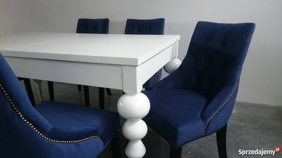 Nowoczesne eleganckie krzesło z pinezkami Meble pomorskie Gdańsk