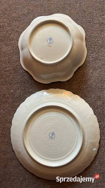 Patera Syg Oskar Schlegelmilch Ecru Ze złotem Gdańsk