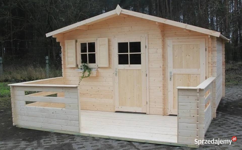 Domek Drewniany Ogrodowy Narzędziownia Dom z Drewna MEG023