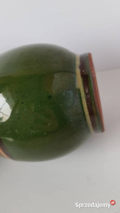 Ceramiczny wazon wazonik Łysa Góra ceramika PRL Dąbrowa Górnicza sprzedam