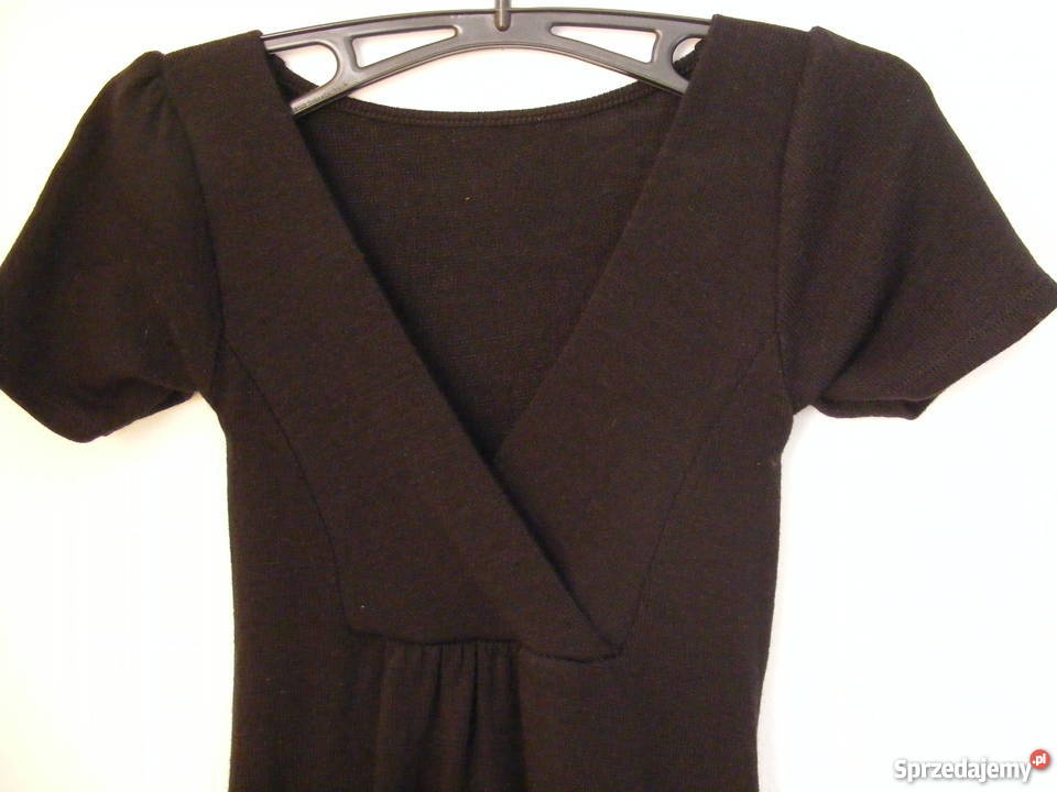 Sukienka włoska czarna bawełniana rozmiar 36 dolnośląskie Oborniki Śląskie