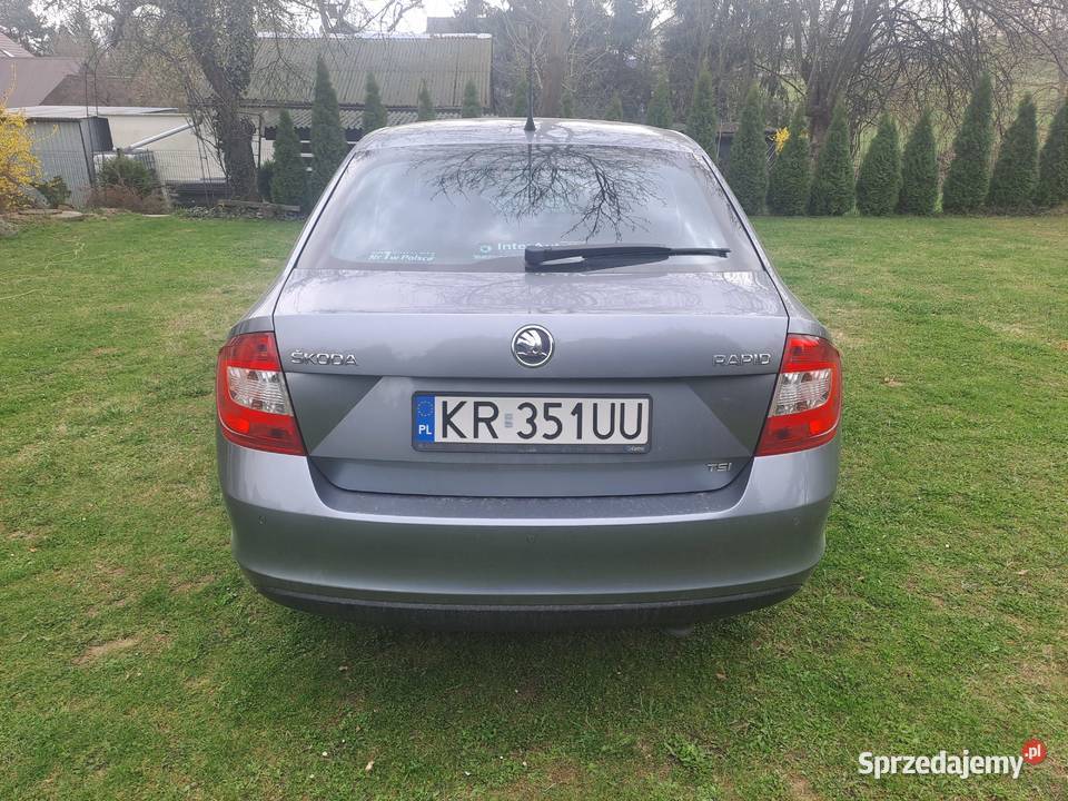SKODA RAPID 12 TSI pierwszy właściciel przebieg małopolskie Owczary