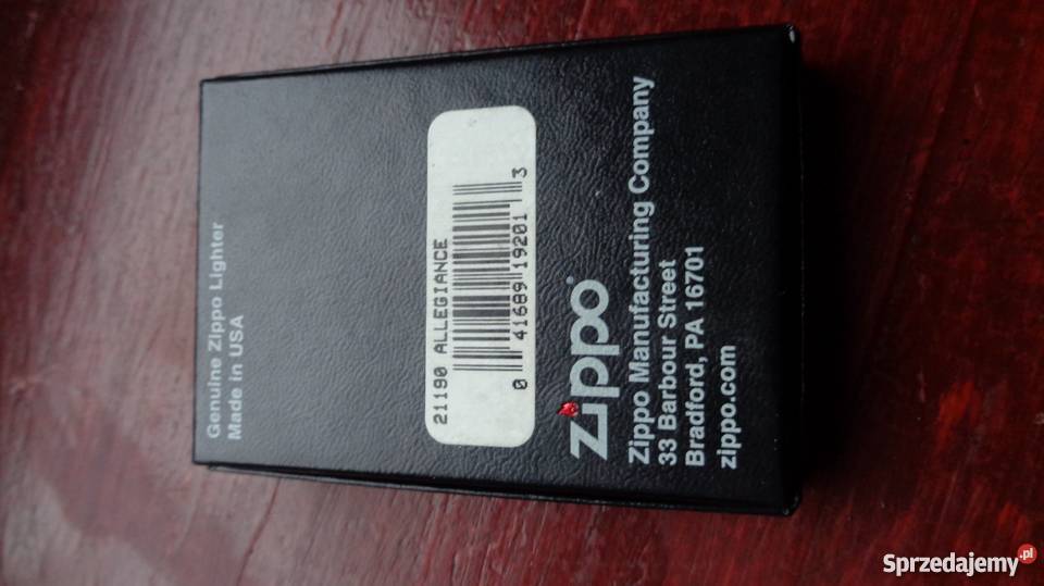 Nowiutka prosto z USA zapalniczka ZIPPO mazowieckie Warszawa