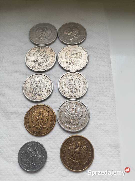 Polska zestaw monet kolekcjonerskich 1 złoty Poznań sprzedam