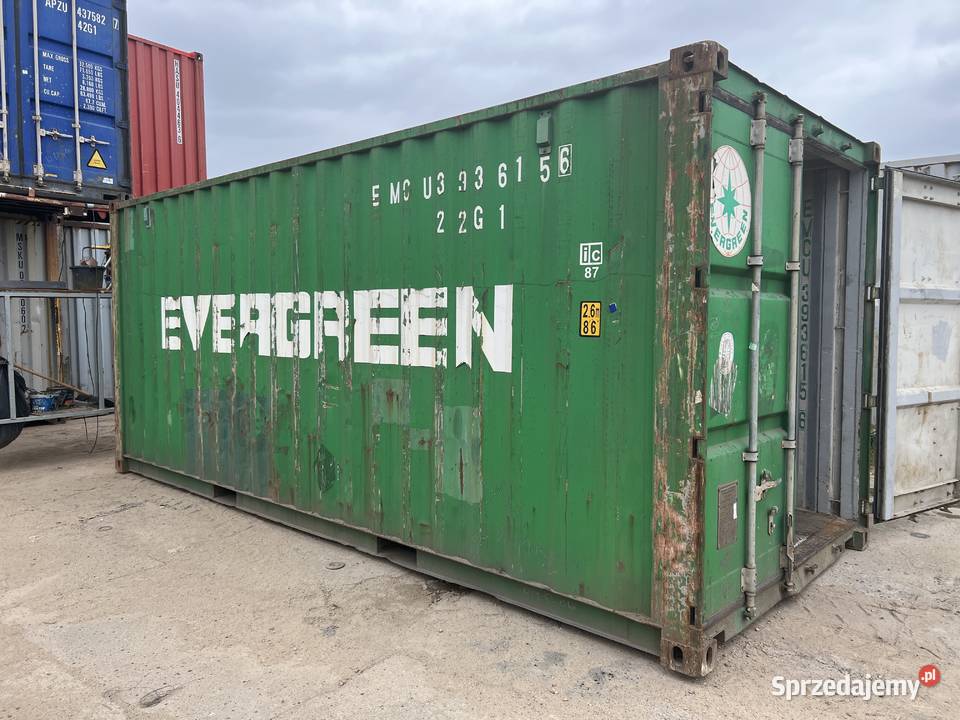Kontener morski magazynowy 20DV 6 metrowy Nowa Sól