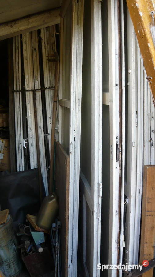 Drzwi okno balkonowe 222 x 84 na szklarnię 45