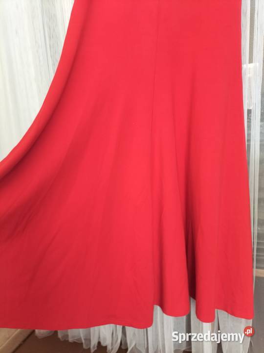 Sukienka damska dlugaryba celebrytka czerwony Kraczewice Prywatne
