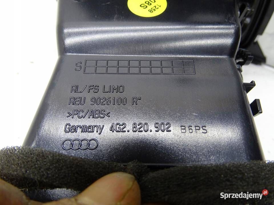 KRATKA NAWIEWU PRAWA PRAWY PRZÓD 4G2820902 AUDI sprzedam